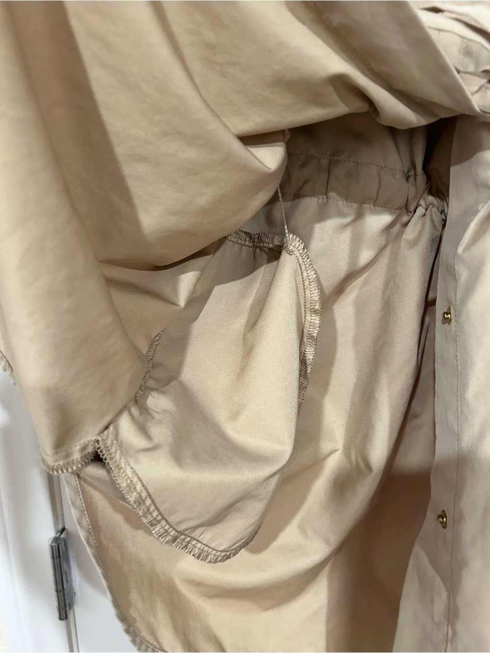 Love Tree Tan Drawstring Utility Jacket - Picture 7 of 7